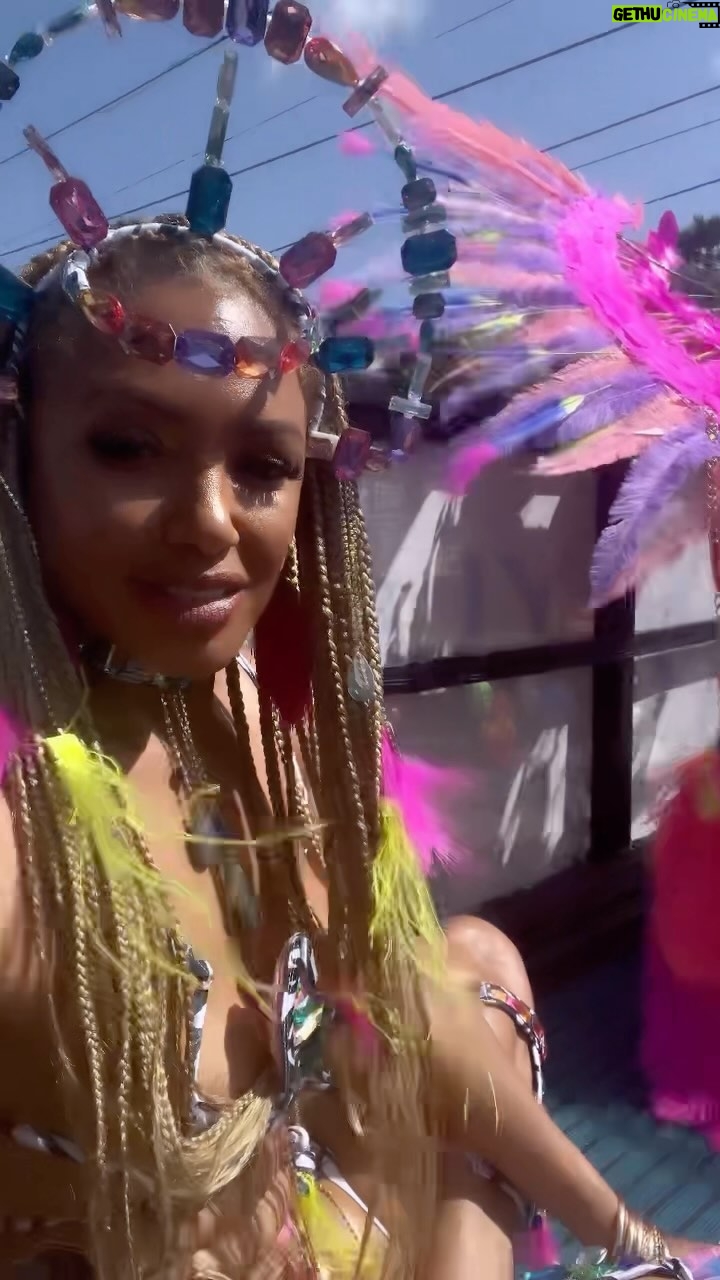 K.D. Aubert Instagram - Best Time Everrr! πΉπΉ SUBSCRIBE TO MY IG for Behind The Scenes πΉπΉβWatch the over head lines!β πππ Thanks for the beautiful wardrobe @yumavibe #trinicarnival Port of Spain, Trinidad and Tobago