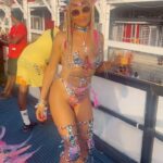 K.D. Aubert Instagram - Got my drink & my 2 step! 🍹🇹🇹🍹 What a time 2 be alive! THANK YOU TRINIDAD and @yumavibe #TrinidadCarnival2024