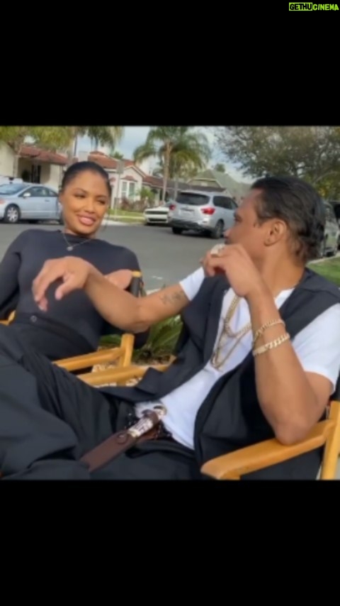 K.D. Aubert Instagram - 🎬SET LIFE 🎬 w/ @deaundrebonds Thanks for the laughs 😄😄😄 COMING SOON @sistersmovieonbet Directed By: @jahmarhill #Snowfall #DOPE #theWOOD Inglewood, California