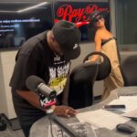 K.D. Aubert Instagram - I had soooo much fun today hanging out w/ my boy Bay Bay on @k104fm @hollyhoodbaybay 😂😂😂😂😂 Outfit: @transitionalwomanbling Purse: @nadiachellaouiofficial Hat: Harry Hines Bazaar 😆 Shoes: @louboutinworld