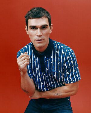 K.J. Apa Instagram - Brand new but already @kjapa ‘s favorite 🐊 polo! Get the most elevated and modern style with the Lacoste Active Movement Polo. #MyLacostePolo