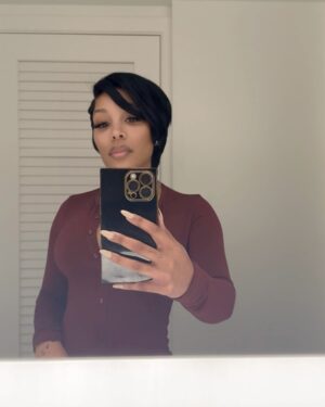 K. Michelle Instagram - Y’all, don’t want me to go and turn back to the Ole K, wearing bitches out some MF’in Dolce😉❤️