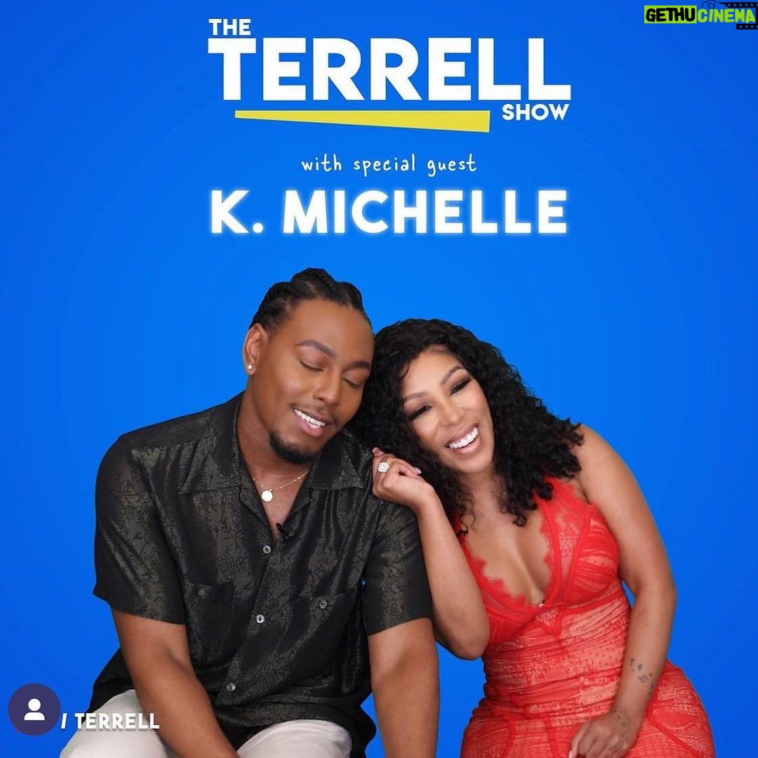 K. Michelle Instagram - I needed this talk @terrellgrice COMING SOON! Y’all gonna love this one, I did❤️❤️❤️❤️❤️❤️❤️