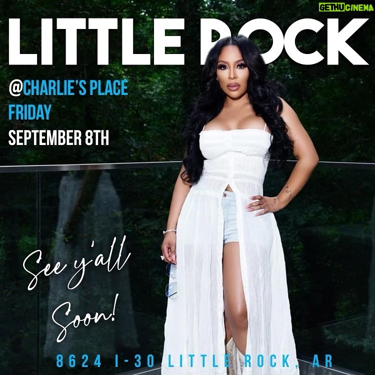 K. Michelle Instagram - LITTLE ROCK! I can’t way to see y’all Friday♥️♥️♥️♥️♥️