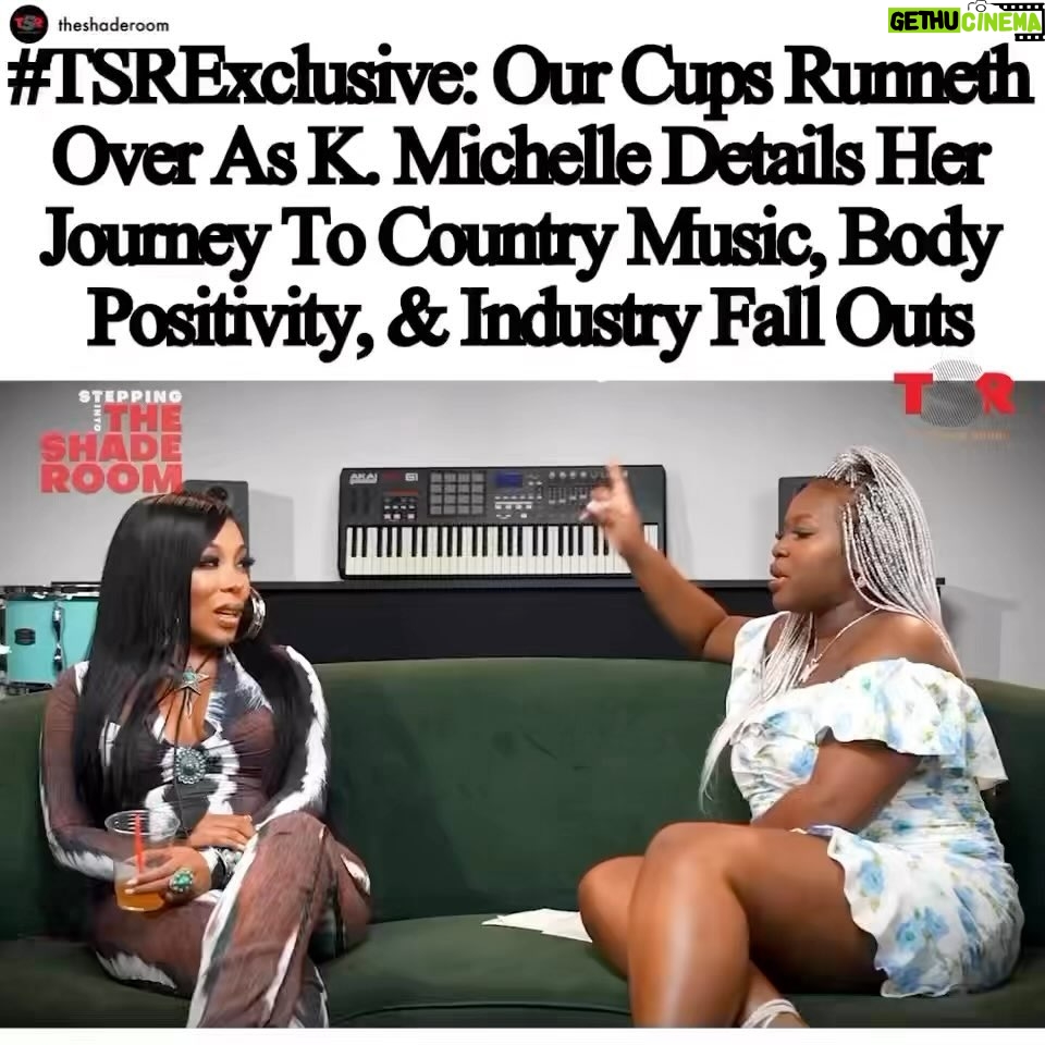 K. Michelle Instagram - I had a time with @theshaderoom I’ve been quiet for way 2long. I’m going to say EVERYTHING that needs to be said. “Im The Problem” comes out in September.