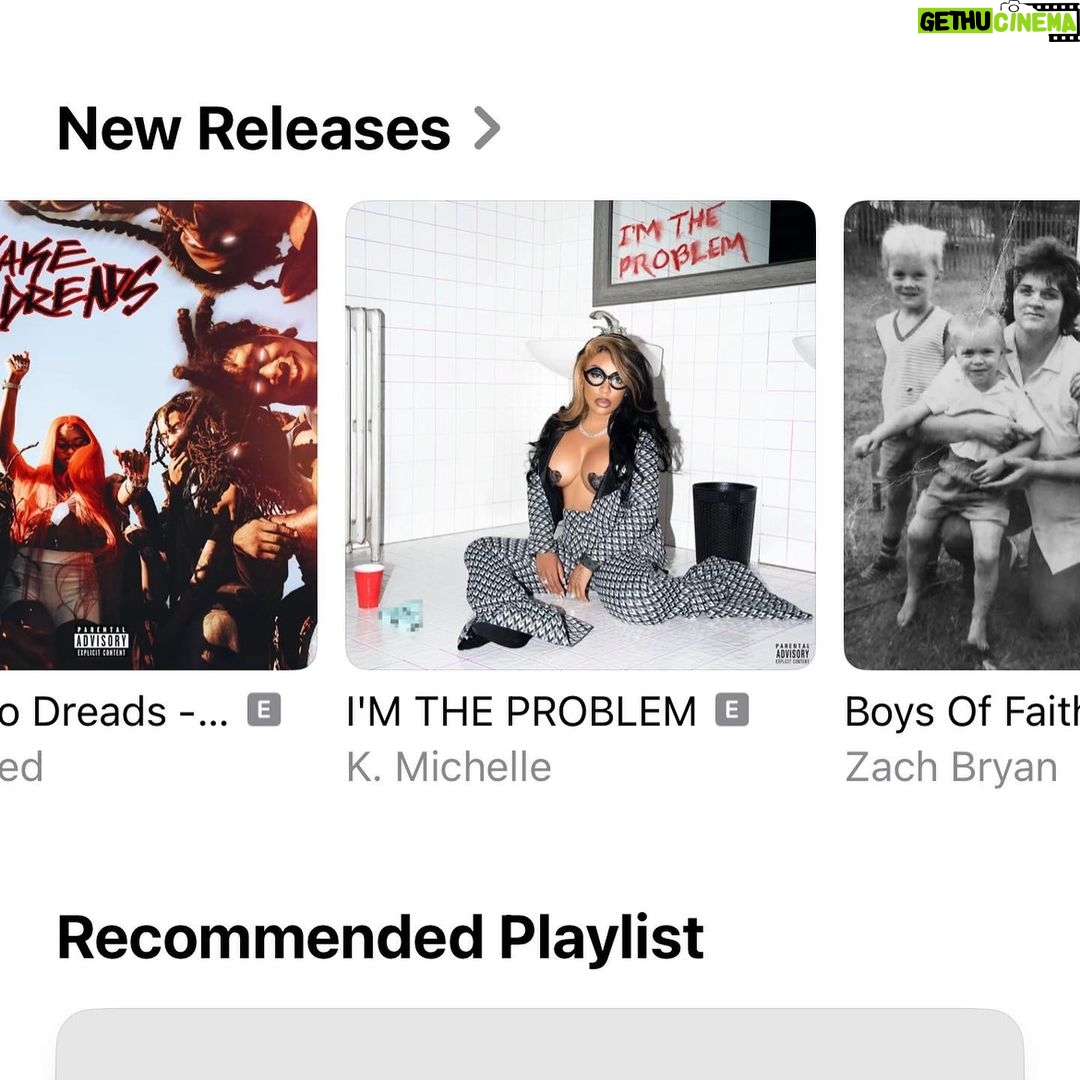 K. Michelle Instagram - Y’all really rock! We still #1 “I’m The Problem”❤️🌻🙏🏽🙏🏽🥹🥹