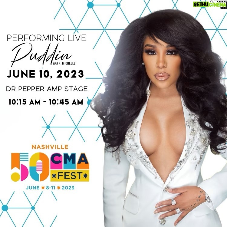 K. Michelle Instagram - IM FINALLY PERFORMING MY COUNTRY ALBUM, June 10 at the DR.PEPPER STAGE, at 10:15am. AND I HAVE A SPECIAL MEET AND GREET LATER ON IN THE EVENING(I’ll be announcing the time) Whiskey shots with me!!!! I’m so humbled and excited. I’m happy to announce i’m performing TWICE this year at the historic CMA Fest This time Last year I was in my house looking down at the fest crying because I wasn’t there. I heard the music and watched the performers from my window. I was so heartbroken I MOVED out of that place😂 God’s timing is always the right time! Thank you @cma for having me. I’m ready to sing some outlaw kinda music for EVERYONE❤️ @kimberlyispuddin