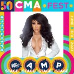 K. Michelle Instagram - I’m so humbled and excited. I’m happy to announce i’m performing TWICE this year at the historic CMA Fest This year. Last year I was in my place looking down at the fest crying because I wasn’t there. I heard the music and watched the performers from my window. I was so heartbroken I MOVED out of that place😂 God’s timing is always the right time! Thank you @cma for having me. I’m ready to sing some outlaw kinda music for EVERYONE❤️ JUNE 10 at 10:15 AM at the Dr.Pepper stage and a SPECIAL meet and greet later in the evening( time TBA) @kimberlyispuddin