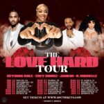 K. Michelle Instagram – TOUR ANNOUNCEMENT❤️ Excited to hit the road with @keyshiacole, @treysongz, and @Jaheim. Presale starts Thursday, 12/14 at 10am with code DIAMONDS.  The public onsale starts on Friday, 12/5 at 10am.  BPCTICKETS.COM❤️❤️❤️ (there are 3 dates without me, that I had previous obligations, the 3 with * Asterisk beside them ) Can’t wait to see yall❤️