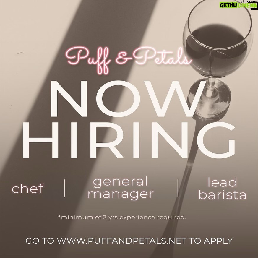 K. Michelle Instagram - Atlanta,GA- We are looking for experienced restaurant creatives to join our team. This is an artful fine dining experience you don’t want to miss. 3 years of experience is required for all positions🍸 Head over to our hiring site at PuffANDPETALS.NET to apply!