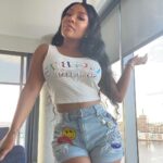 K. Michelle Instagram - This that grown woman, the era of some class, I go get it I do not sell this ass😩❤️ Good Morning Yall! #happyPride