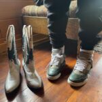 K. Michelle Instagram - My @jackdaniels_us exclusive sneakers got broke in❤️🌻