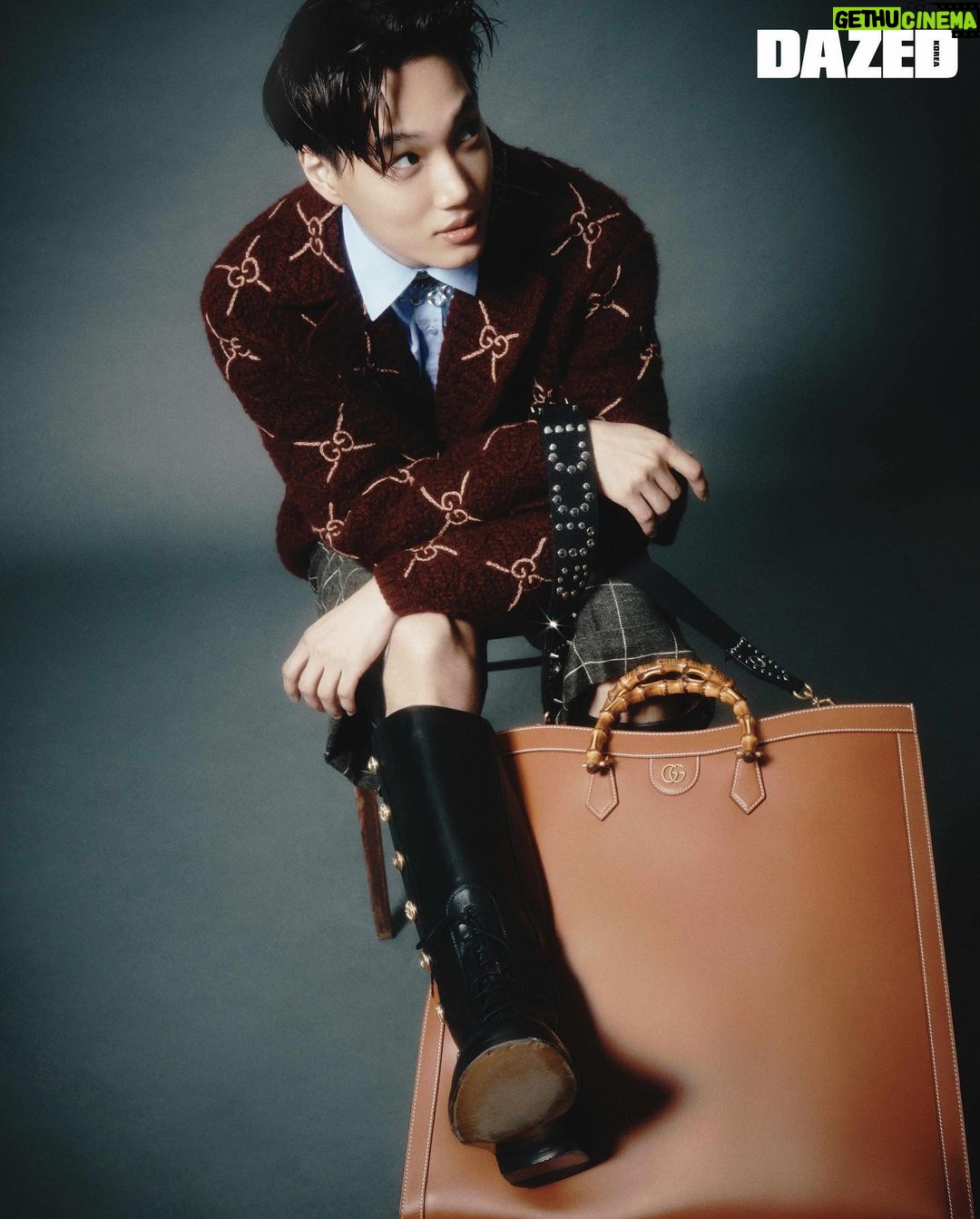 Kai Instagram - @gucci @alessandro_michele #Gucci #ExquisiteGucci #AlessandroMichele #Dazedkorea