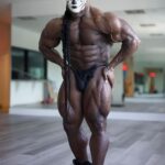 Kai Greene Instagram - The moment where aesthetics and art are connected both powerfully and swiftly… casting the idea of how ones thoughts can truly become things. Take the time dedicated to working on yourself. Dominate every training session by combining the benefits of barefoot training with @ryderwear innovative D-MAK stable foundation. The D-Mak is the OG, lightweight, lifting shoe built for a lifetime of heavy lifts! #KaiGreene #Ryderwear Redcon1 Gym