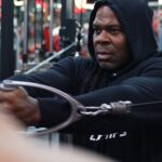 Kai Greene Instagram - FLEX YOUR CHEST @andreideiu_ 💪🗣 Full chest day session full video out on my YouTube now 🔥 Powered by @CoreChamps 🔋 ▶️ YouTube: Kai Greene