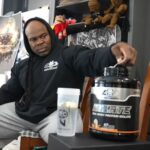 Kai Greene Instagram - In both bodybuilding and art, progress takes time and dedication! - Powered by: @corechamps Post workout Isolate Protein