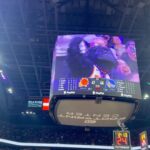 Kalani Hilliker Instagram - Big sis + lil bro date night to the Suns game🖤🏀☄️ Phoenix Suns Stadium