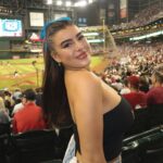 Kalani Hilliker Instagram - Let’s go d-backs let’s go⚾️❤️🐍 Chase Field Az Diamondbacks