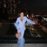 Kalani Hilliker Instagram - @jovanifashions last night 🤍🌃 New York, New York