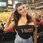 Kalani Hilliker Instagram - Let’s go d-backs let’s go⚾️❤️🐍 Chase Field Az Diamondbacks