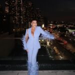 Kalani Hilliker Instagram - @jovanifashions last night 🤍🌃 New York, New York