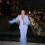 Kalani Hilliker Instagram - @jovanifashions last night 🤍🌃 New York, New York