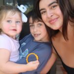 Kalani Hilliker Instagram - Testing out Kare by Kalani with Jett!! Who remembers when he was born on dance moms and now he’s so big🥺🩷🫶🏼 @karebykalani