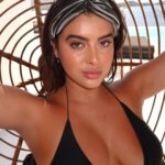 Kalani Hilliker Instagram - @karebykalani Thera-Wrap headband cooling me off in this summer heat 🧊