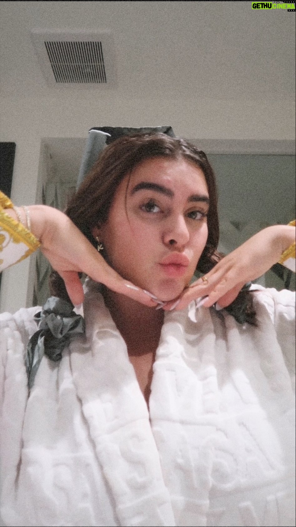 Kalani Hilliker Instagram - Been sleeping in these all the time to wake up with gorgeous heatless curls🖤 use code MEMORIAL23 for free shipping on any Kare by Kalani purchase this weekend!🫧 ALSO… check out @karebykalani for info on how you can win the giveaway!!!!🧘♀️