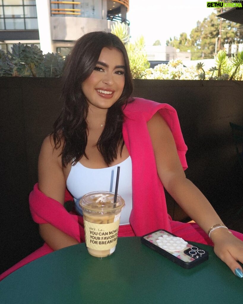 Kalani Hilliker Instagram - 1st stop always…☕️ Los Angeles, California