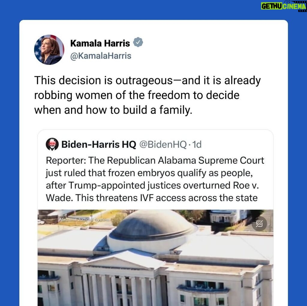 Kamala Harris Instagram - This decision is outrageous.