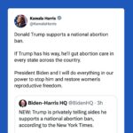 Kamala Harris Instagram - If Trump has his way, he’ll gut abortion care in every state across the country.