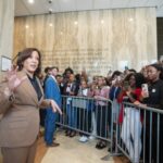 Kamala Harris Instagram - Last year, on my Fight for Our Freedoms College Tour, I visited universities, community colleges, and trade schools in the fight for our fundamental freedoms—including reproductive freedom. The work continues this year.