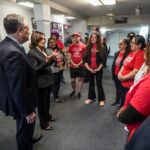 Kamala Harris Instagram - In October, I met with @Culinary226 workers in Las Vegas. Many union members were concerned about how they were going to pay rent, put food on the table, or make other personal sacrifices. Yet, they were prepared to strike. In the following weeks, union members won a 32% pay raise over five years, thanks to the power of collective bargaining. Yesterday, I came back to Nevada to celebrate their historic victory. The Culinary Workers Union Local 226 has shown our nation what’s possible when workers fight, organize, and stand together.