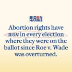 Kamala Harris Instagram - The American people have voted for freedom by overwhelming majorities.
