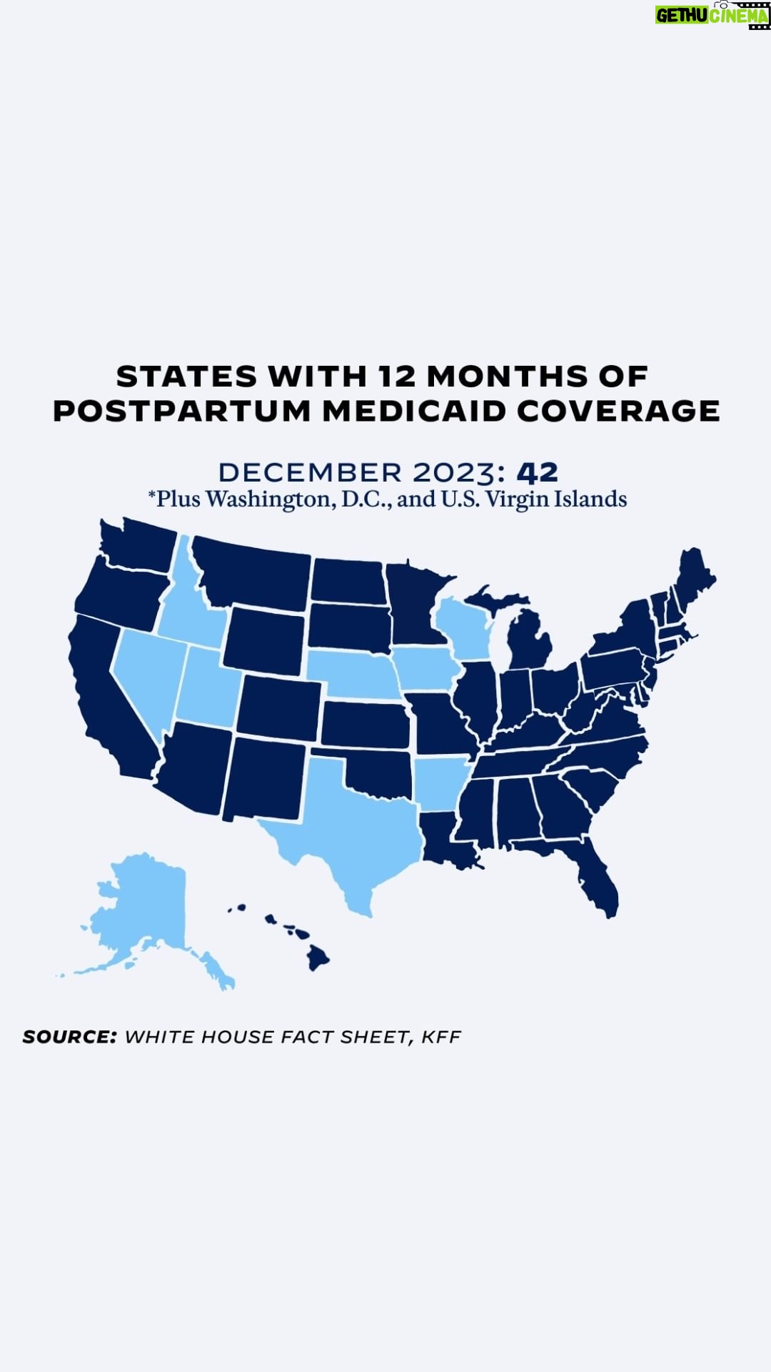 Kamala Harris Instagram - In December 2021, only three states had expanded Medicaid coverage for postpartum care from two months to 12 months. That same year, I called on all states to extend postpartum care, and so far, 42 states have done so. It’s time for all 50 states to join us.