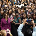 Kamala Harris Instagram - On my Fight For Our Freedoms College Tour, I visited universities, community colleges, and trade schools. I met with over 10,000 young leaders across this country who are standing up for reproductive rights and the right to be safe from gun violence. They understand it doesn’t have to be this way. I’m proud to be in this fight with them to protect our freedoms.