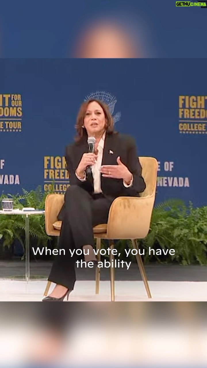 Kamala Harris Instagram - My message to young people: Elections matter. Your vote matters.