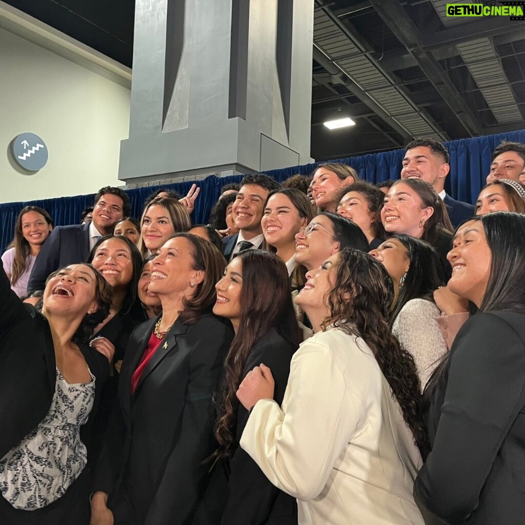 Kamala Harris Instagram - Our young leaders give me hope for a brighter future.