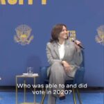 Kamala Harris Instagram - My message to young people: Your vote is your voice.