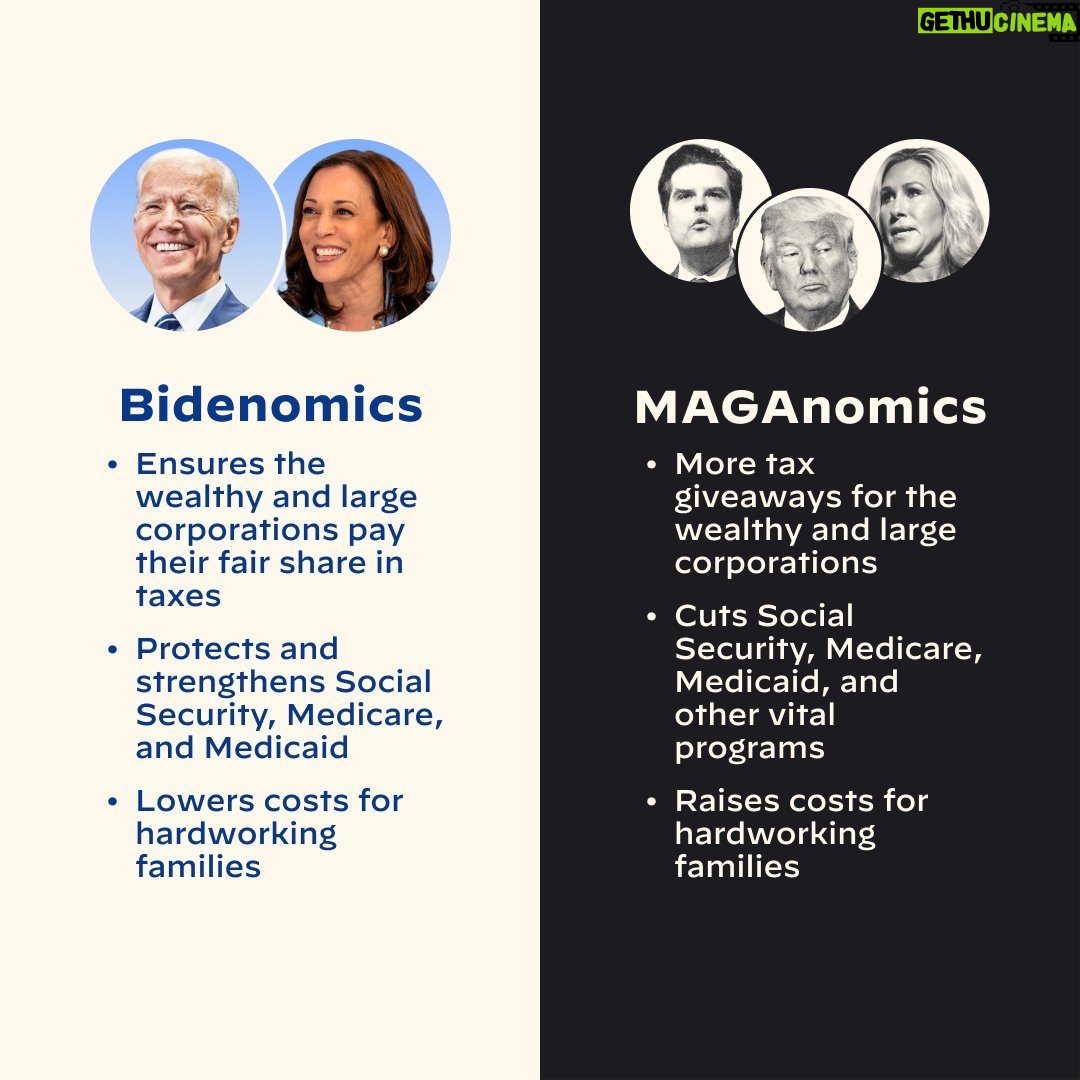 Kamala Harris Instagram - The differences could not be more clear.