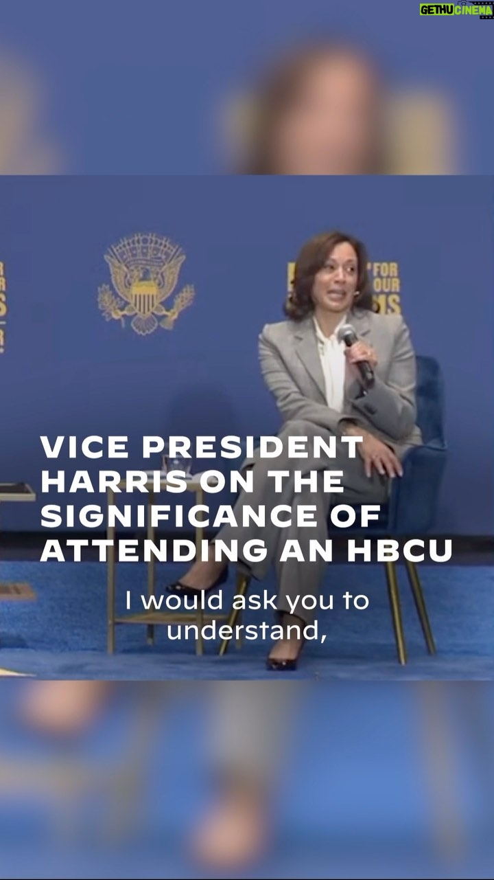 Kamala Harris Instagram - Being an HBCU student is so special.