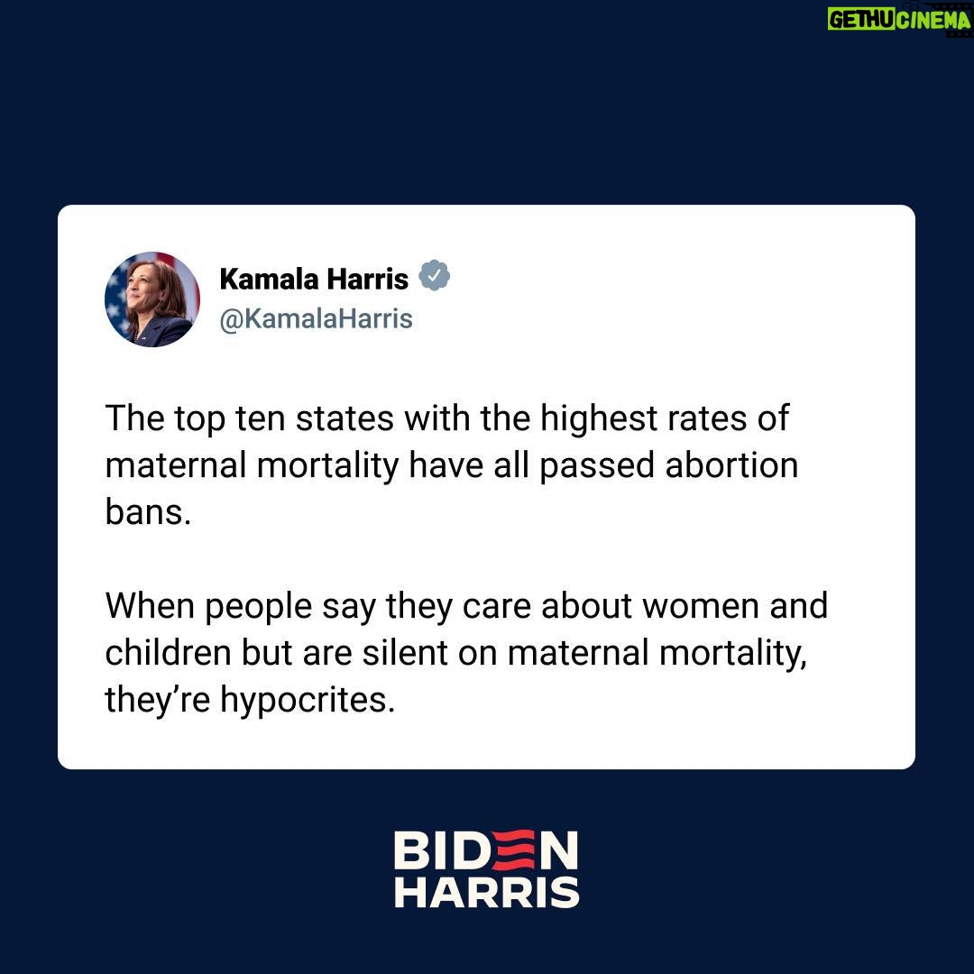 Kamala Harris Instagram - They’re hypocrites.