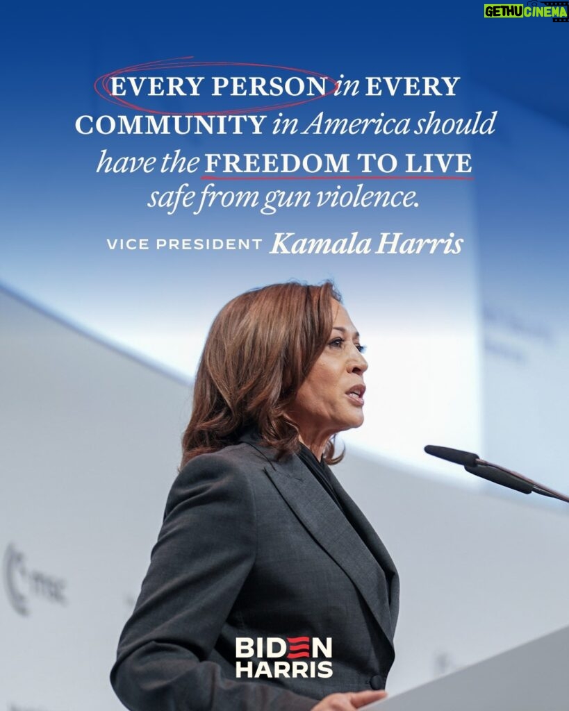 Kamala Harris Instagram - Congress must have the courage to act and renew the assault weapons ban.