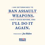 Kamala Harris Instagram – @JoeBiden has taken on the @NRA and won.
He can do it again.