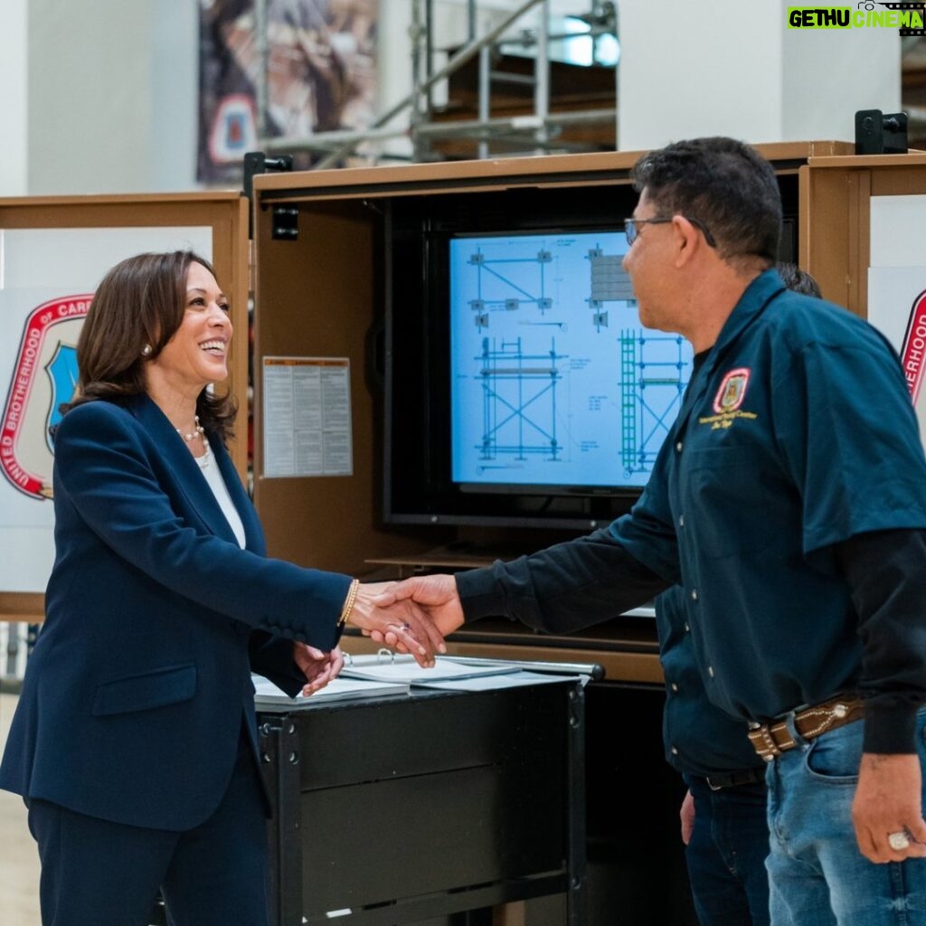 Kamala Harris Instagram - Every worker deserves respect, a voice, and to be paid a fair wage. President Biden and I will keep fighting to build an economy that recognizes the dignity of all workers, supports working families, and allows all people to thrive.