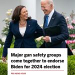 Kamala Harris Instagram – Honored to have the endorsement of incredible groups fighting to end the gun violence epidemic so that everyone can feel safe in their communities.