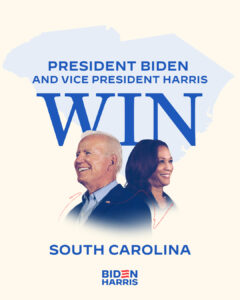 Kamala Harris Instagram - In 2020, the voters of South Carolina paved the way for @JoeBiden to be President and me to be Vice President. Now, the people of South Carolina have spoken again. Let’s finish what we started—together.