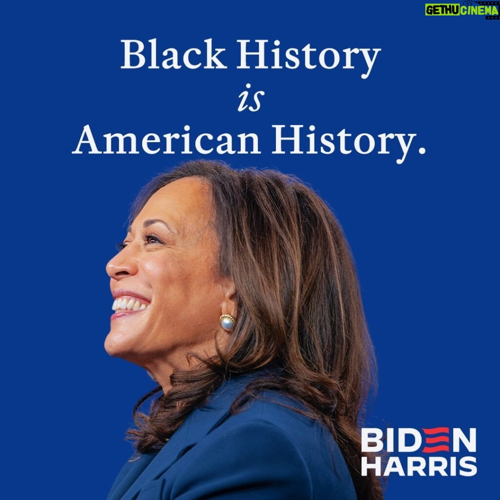 Kamala Harris Instagram - During Black History Month, we celebrate those who—through courage and conviction—advanced freedom, liberty, and opportunity. This month and all year around, we must recognize and celebrate our culture and the full arc of our nation’s history.