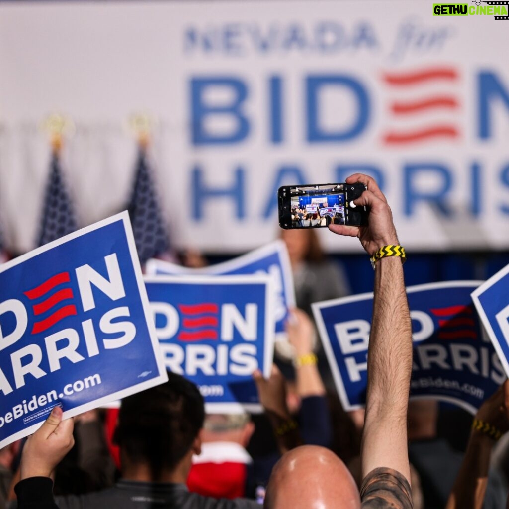 Kamala Harris Instagram - Nevada is a reflection of America. That is why you are the first primary state in the West. Visit the link in my bio to make your plan to vote.